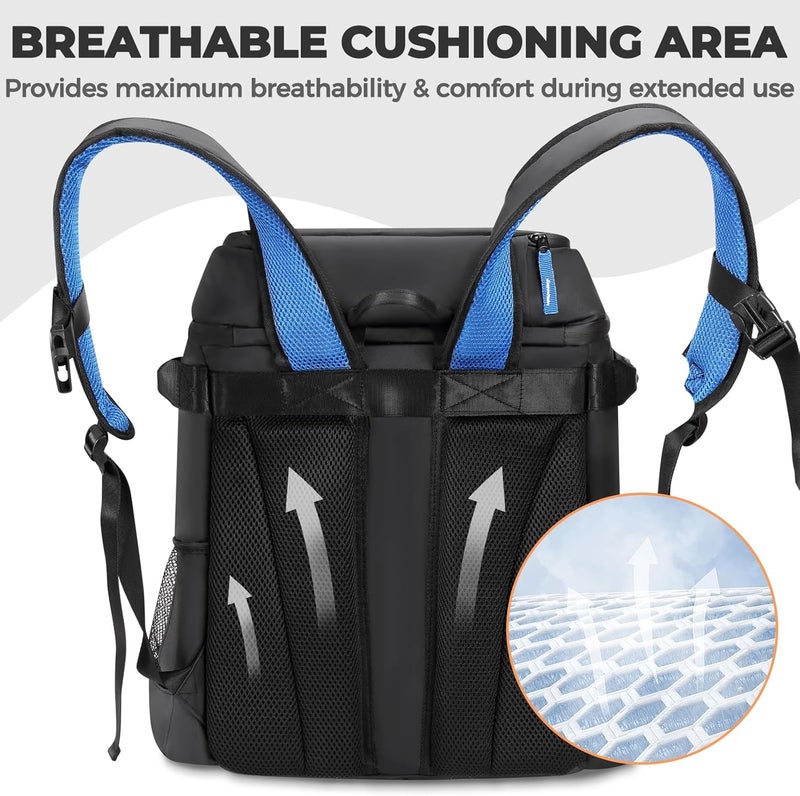 HEYTRIP Backpack Cooler 36/54 Cans, Insulated Portable Large Leakproof Waterproof Cooler Bag, 20 Hours Cold Retention for Lunch Camping Travel Beach Picnic - Image 3